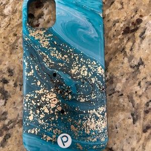 iPhone 11 blue marble loopy case